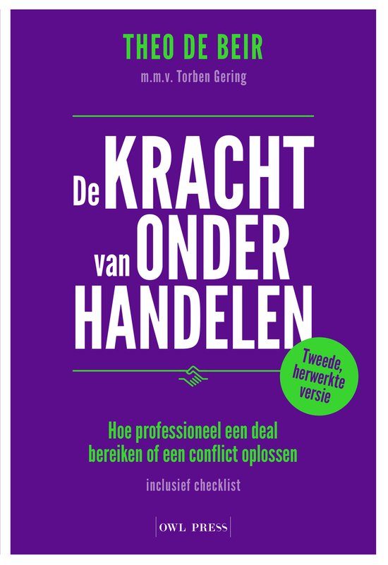 De kracht van onderhandelen - cover