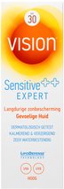 Vision Zonnebrand Crème Sensitive Expert SPF30 - 2 x 185 ml - Voordeelverpakking