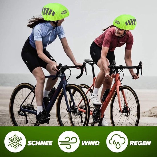 Bande Reflechissante Velo Housse Pluie Casque Vélo Réfléchissante - Imperméable Et Coupe-vent - Universelle - Bandes Réfléchissantes Cover Casque Velo