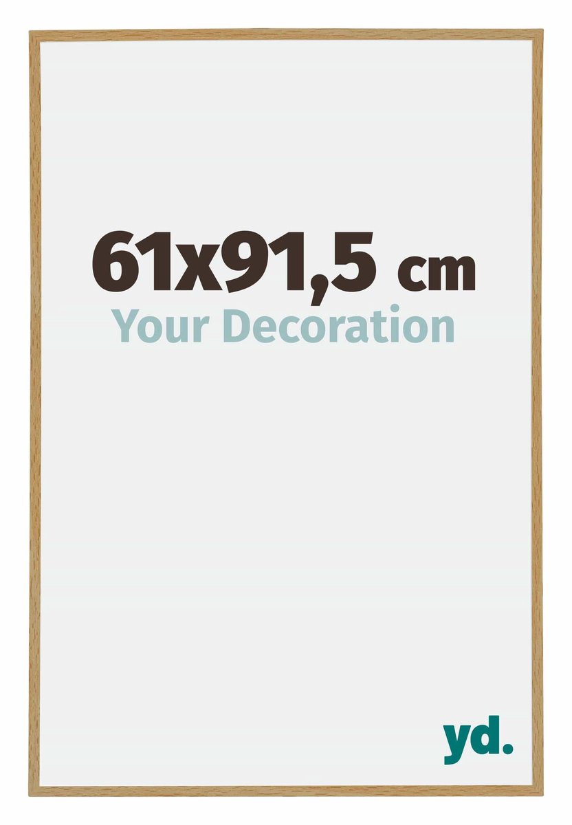 yd. Your Decoration - Fotolijst 61x91,5 cm - Kunststof - Beuken Licht - Evry