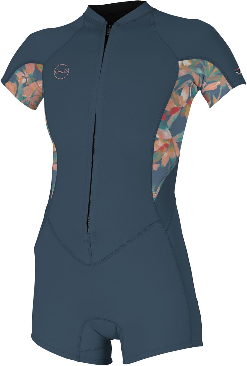 2025 O'Neill Dames Bahia 2/1mm Voorkant Ritssluiting Lentepak Wetsuit