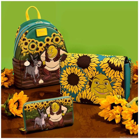 Shrek - Sac à bandoulière Shrek Spring Vibes by Loungefly - Produits Shrek - Sac à bandoulière Shrek Spring Vibes by Loungefly - Produits