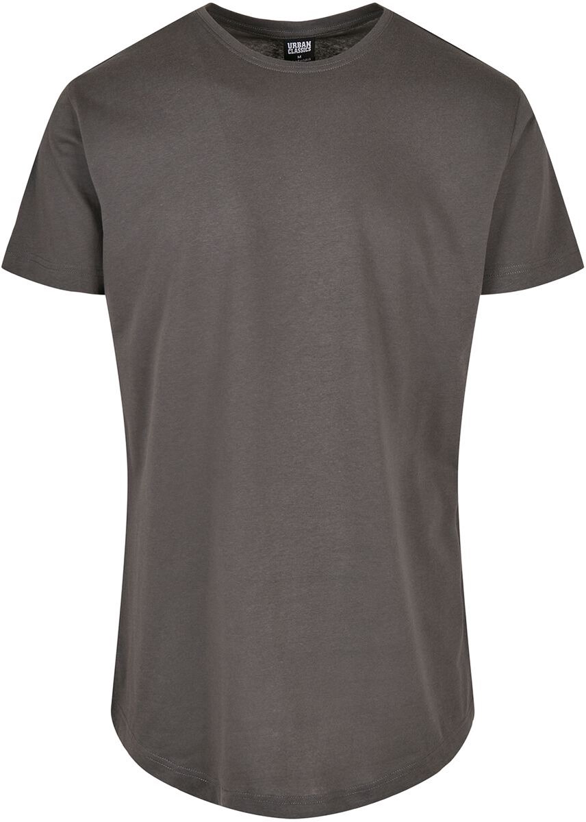 Urban Classics Shaped Long Tee Heren T-shirt – S Grijs