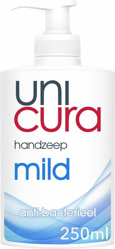 Unicura - Vloeibare Zeep Mild - Verzachtend - 250 ml - Bulkverpakking - 10 stuks