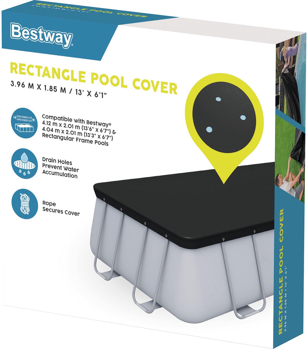 Bestway Flowclear afdekhoes zwembad 404 cm