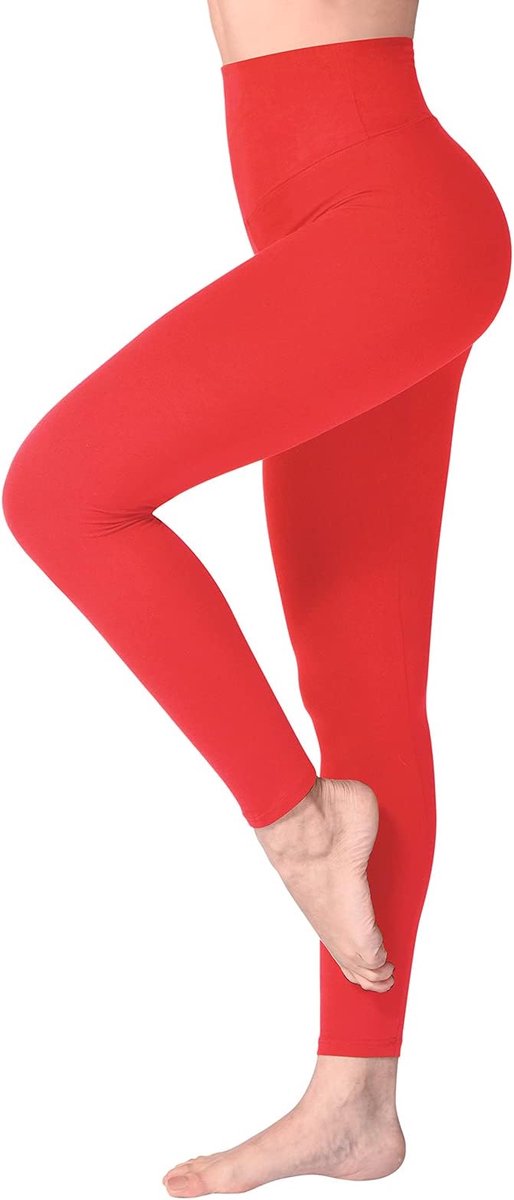 Legging met Hoge Taille voor Vrouwen - Boterzachte Yoga Broekjes voor Sport en Fitnes S/M