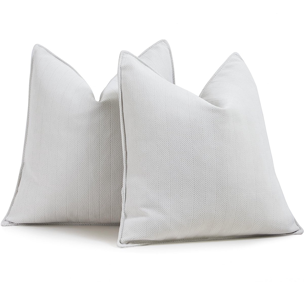 Ibenzoa Luxueuze Zachte Chenille Kussenhoezen voor Stijlvolle Woondecoratie en Comfortabele Sfeer Crème
