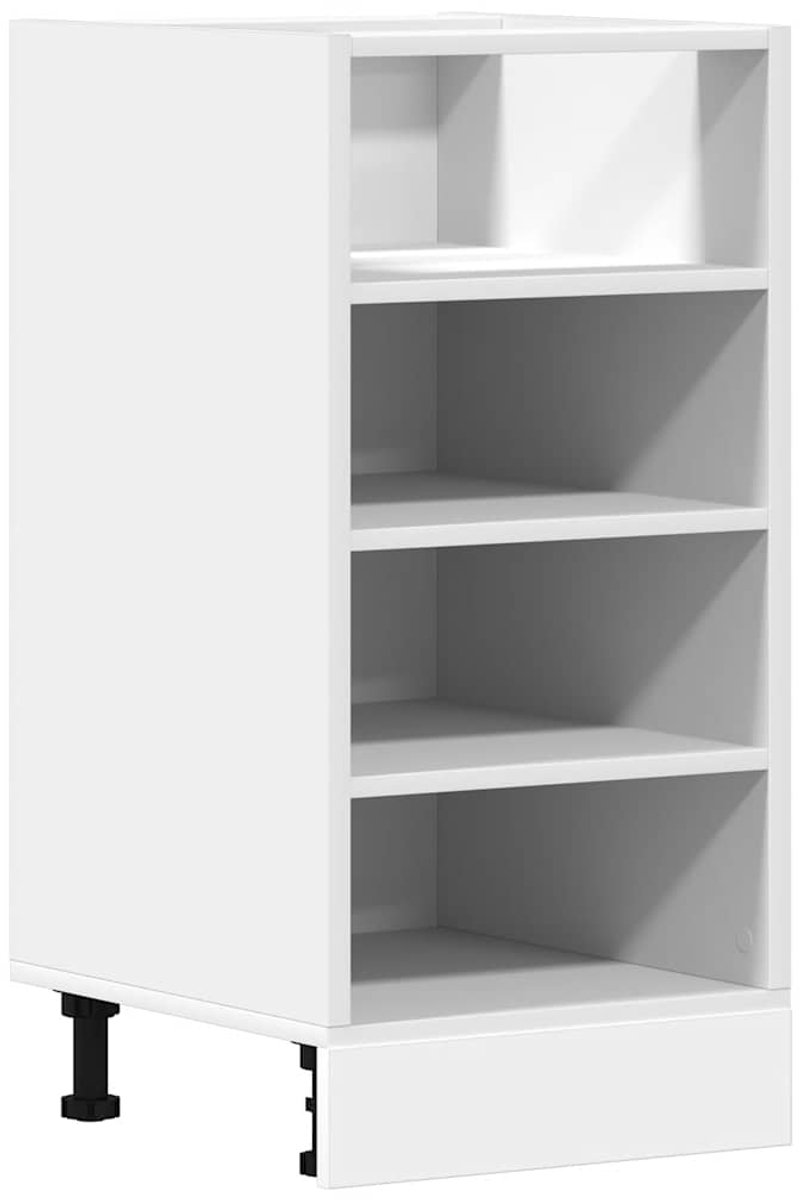 vidaXL Onderkast - Riga - 40x44,5x81,5 - cm - bewerkt - hout - wit