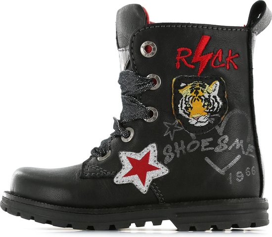Shoesme Dessert Meisjes biker boot - Zwart - Maat 25 | bol.com