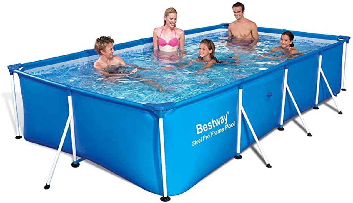 Bestway Steel Pro Zwembad - 400 x 211 x 81 cm - Rechthoekig Opzetzwembad met Stalen Frame - Familiezwembad — afbeelding 10