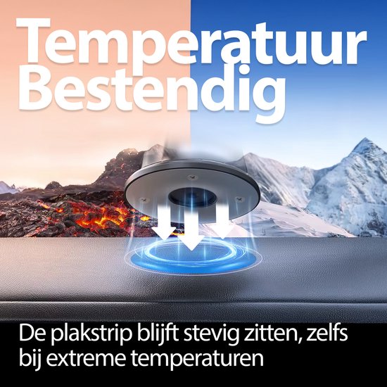 Support magnétique pour téléphone portable Xssive pour tableau de bord, rotatif à 360 degrés, autocollant inclus