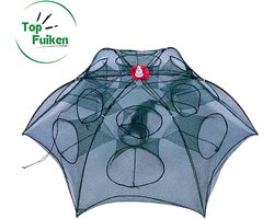 Dalure® Fuik - Visnet - Visnetje - Kruisnet - Visnetten - Fuik - leefnet - visvallen - paraplu fuik - vissers fuik - Rivierkreeft Vis fuik - visval