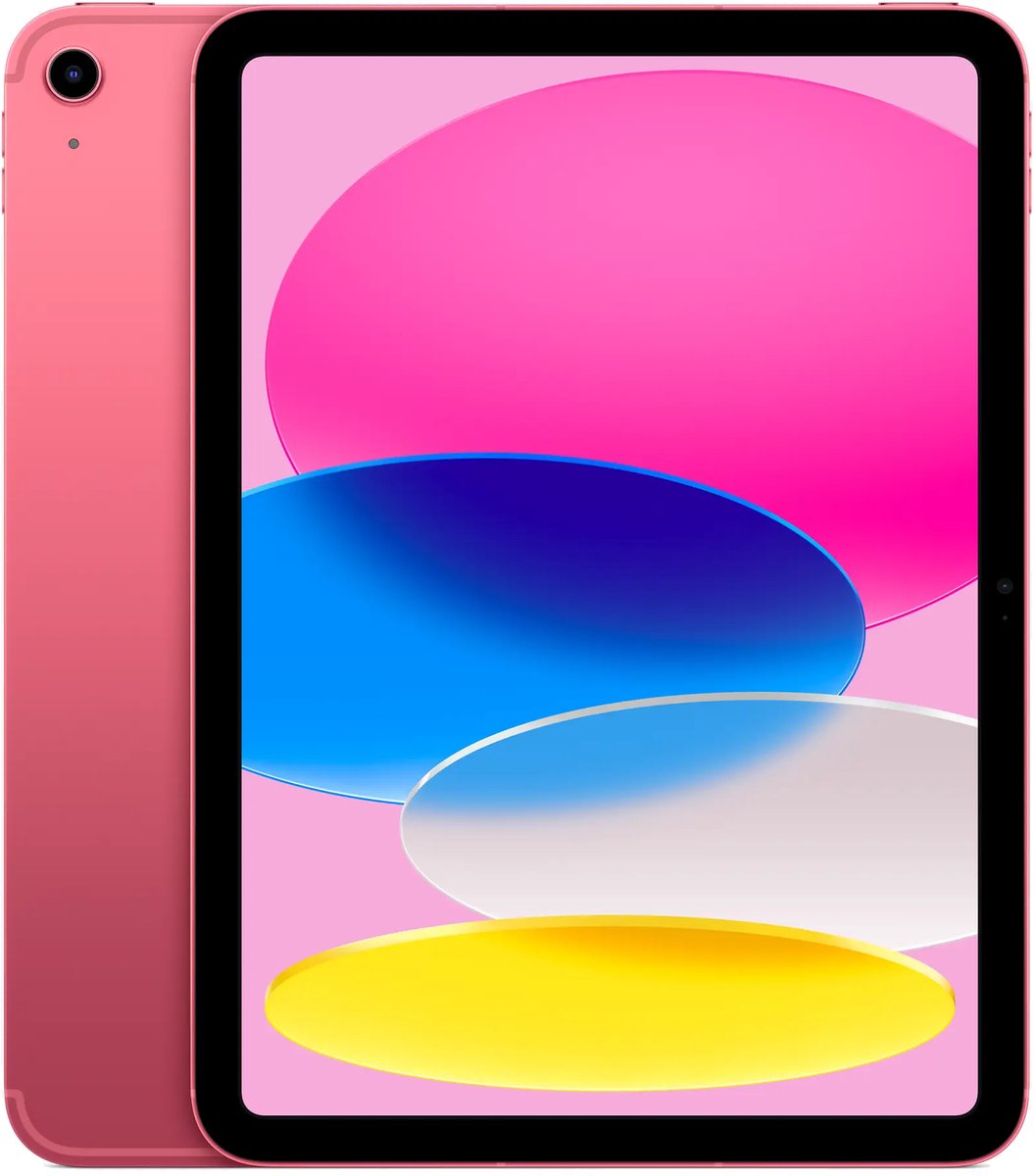 Apple iPad A16 (2025) - 11 inch - Wi-Fi + Cellular - 512GB - Pink
