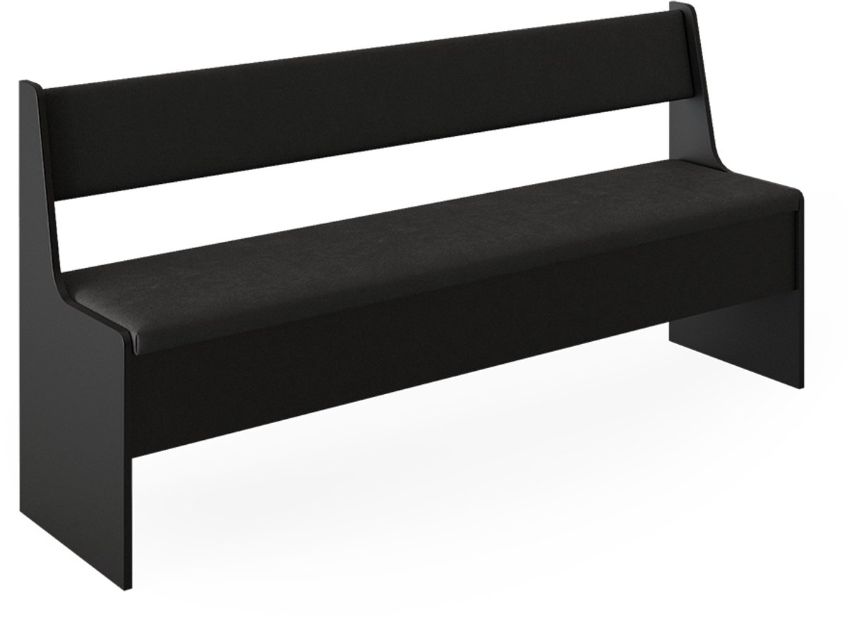 Vicco Roman Eetkamerhoekbank – 41.5 x 166.6 cm Zwart