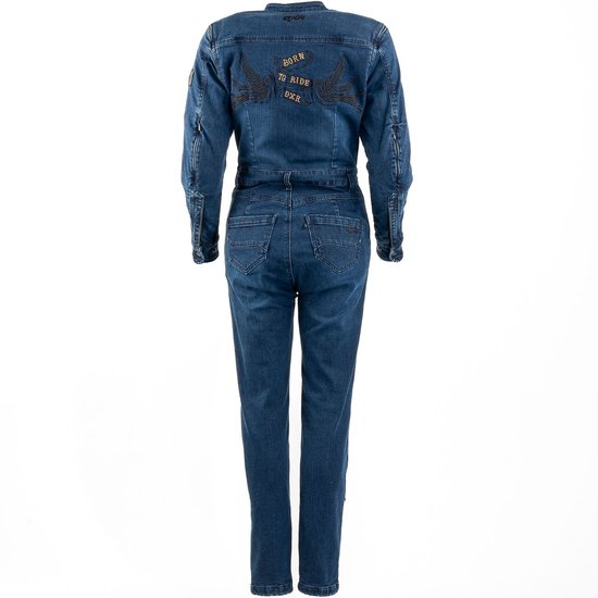 Combinaison textile Motor TRENDY femme 40 Blauw par MOTOBLOUZ
