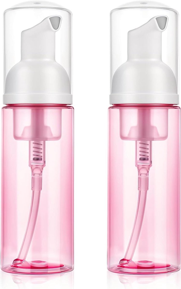 Schuimdispenser 60 ml - Set van 2 - Roze