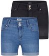 Lot de 2 Pantalons skinny pour femme Only ONLCarmen, coupe skinny , Zwart, Adultes