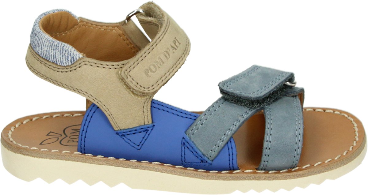 Pom d’Api WAFF JIMY SandalenJongensKindersandalen Blauw