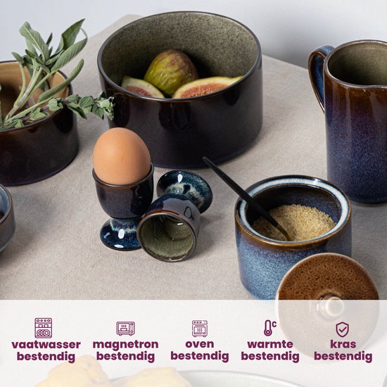 Sucrier Quintana Cosy&Trendy - Faïence - Ambre