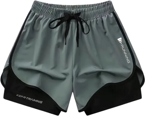 Pantalon de tennis Nivard pour homme - Short de tennis - Vêtements de tennis - Pantalon de padel - Padel - Gym - Shorts - 3 pièces - Mixte - XXXL