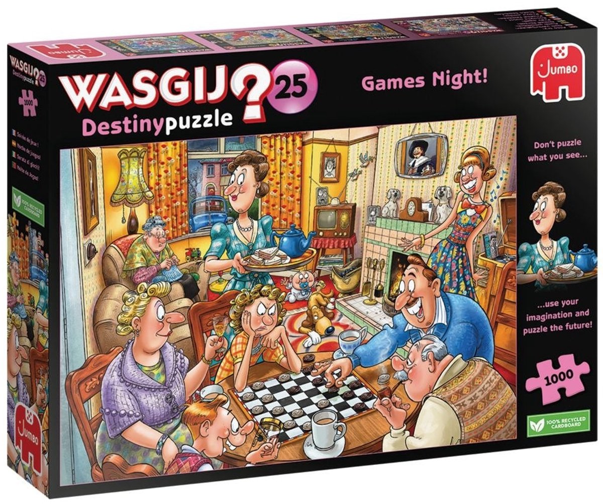 Wasgij Destiny 25 - Spelletjesavond! - 1000 stukjes puzzel - Legpuzzel