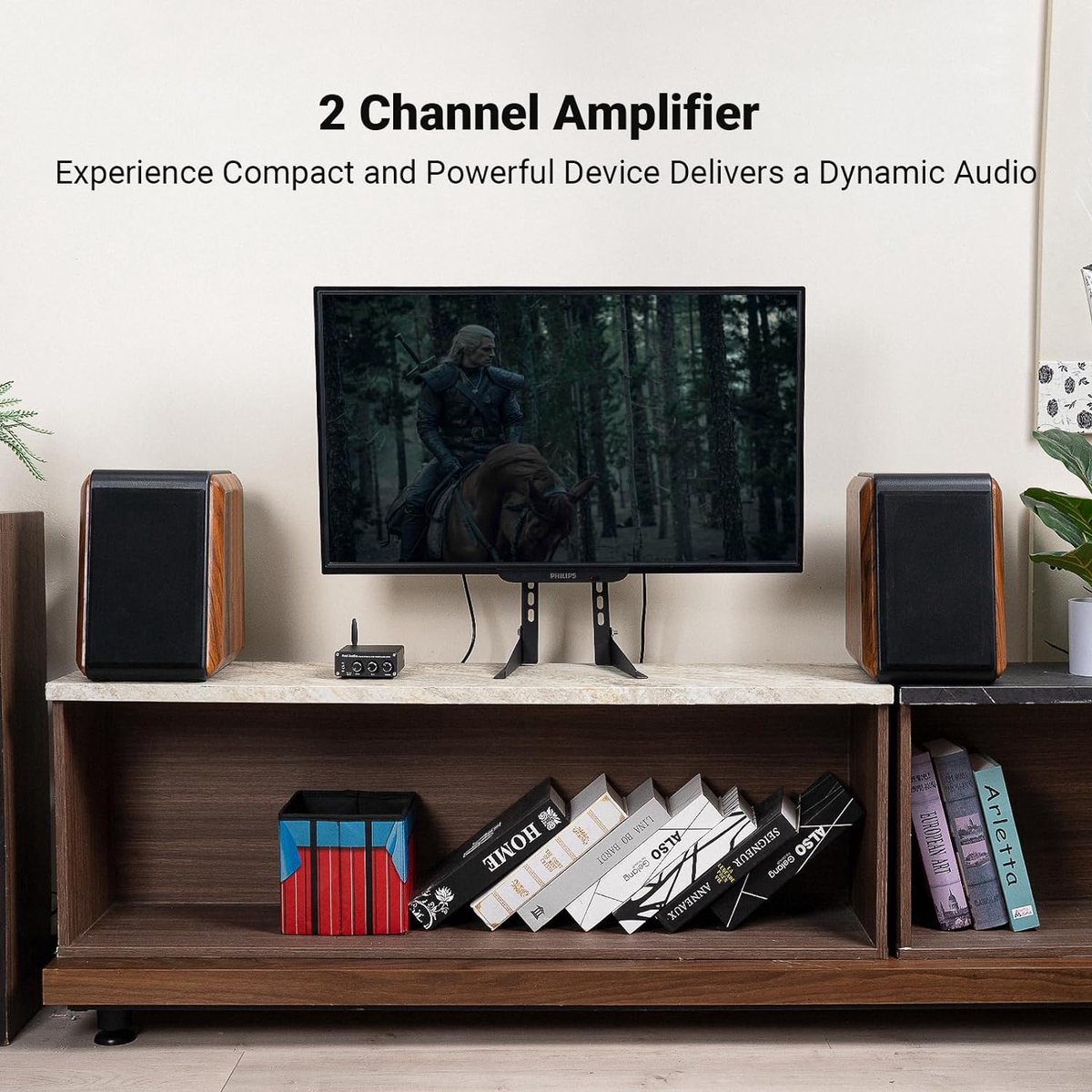 Mini Versterker - Versterker HiFi - 2.0CH - 20Hz-20kHz - 98dB thumbnail 2