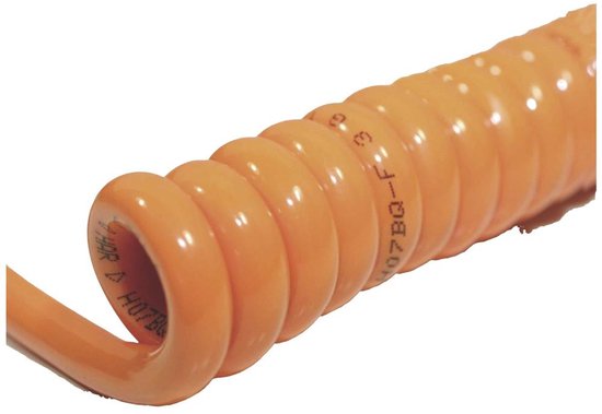 BKL Electronic 1506146 Câble spiralé H07BQ- F 800 mm / 3200 mm 4 G 1,5 mm² Oranje 1 pièce(s)