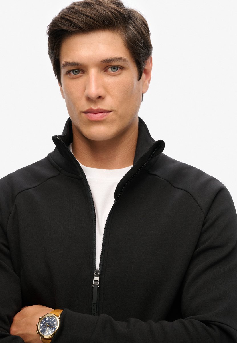 Superdry Tech trainingstop met losse pasvorm Heren Hoodies Zwart