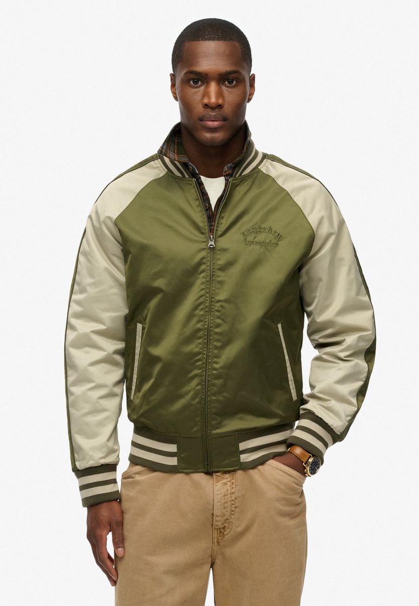 Superdry Souvenir bomberjack Heren Buitenjassen Groen