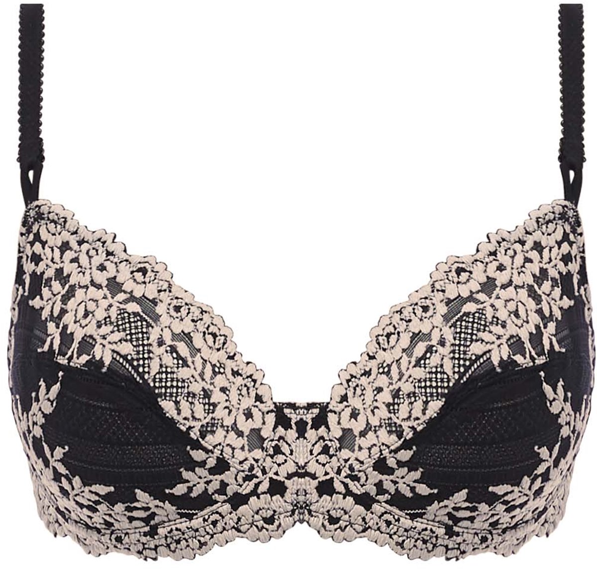 Wacoal EMBRACE LACE- Dames Full cup Beha- BLACK- Maat 85D