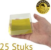 xutong Lot de 50 boîtes en papier kraft marron pour pâtisserie, 10,2 x 10,2 x 6,7 cm, boîte en carton avec fenêtre transparente pour biscuits, cupcakes, desserts, gâteaux