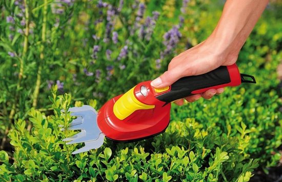 Zylo® Grasschaar - Grasschaar met Accu - Grasschaar met Steel - Rood - 34cm x 34cm x 25cm van Zylo — afbeelding 2