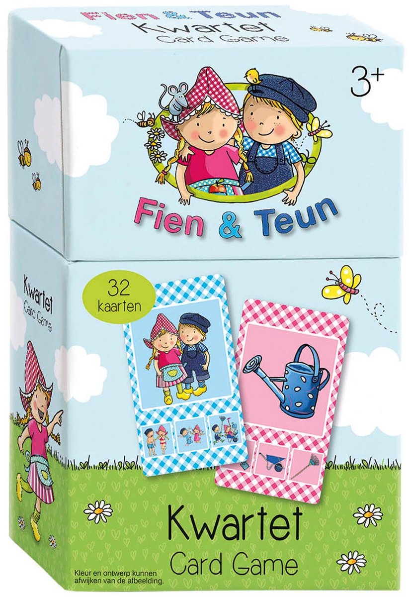 Fien & Teun kwartet - boerderij thema, educatief spel cadeautip - 32 kaarten, 8 kwartetten - vanaf 3 jaar - Bambolino Toys — afbeelding 8