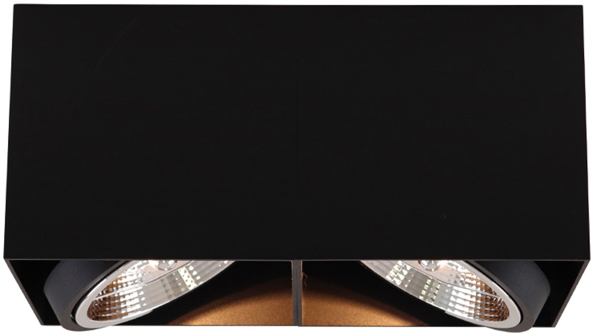 Olucia - MARIO - Opbouw Downlight - Zwart - Vorm: Vierkant