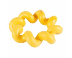 Coockoo Sunny Hondenspeeltje - Kauw- en Apporteerspeeltje met Organische Vorm - 16,5cm - Geel