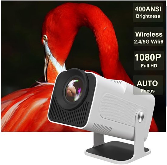 Mini beamer - Projector - Beamerscherm - Projectiescherm - Outdoor & Indoor Projector -