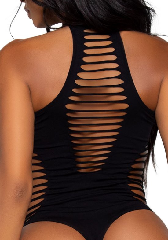 Leg Avenue - Body Racer Sans Couture avec Lacets