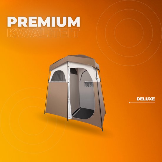 Douchetent - 2 Persoons - 84" x 42" - Privacytent Voor Aankleden En Omkleden van DrPrepare — afbeelding 2