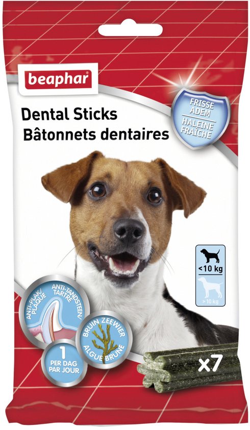 Beaphar Dental Sticks Hondenscnak - Kleine Hond - 7 stuks - 112 g