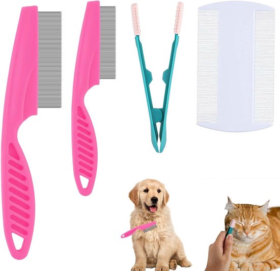 Luxe vlooienkam voor honden en katten | Geschikt voor alle vachttypes