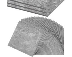 NAIZY PVC vloerbedekking 30x30 cm 27 stuks vinyl vloer zelfklevende tegels vloer waterdicht antislip vloertegels voor woonkamer keuken badkamer (S55, 2.5㎡)