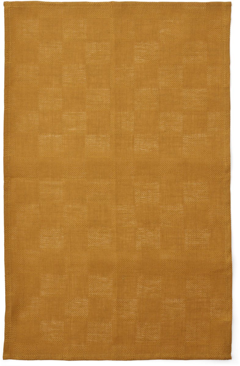 Audo Copenhagen Papilio Theedoek Set Van 2 Ochre/wit