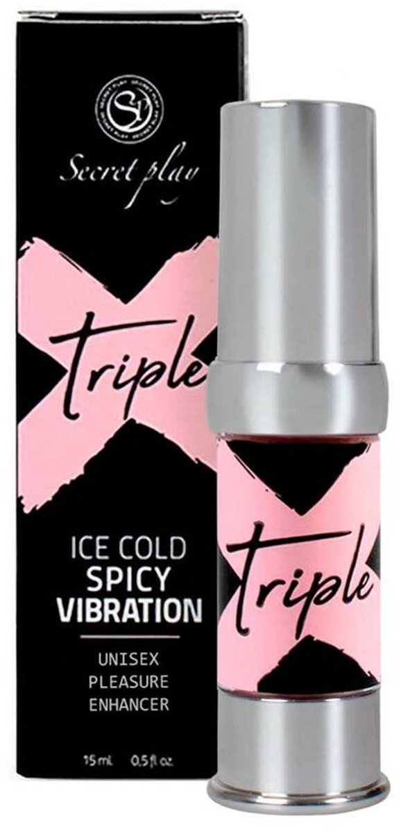 Goedkoopste Secret Play TripleX Ice Cold Spicy - Stimulerend Middel - Verkoelt Eerst, Daarna Verwarmend Effect - 15ml