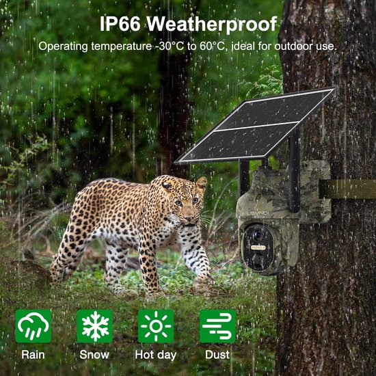 Wildcamera met Nachtzicht - Buitencamera - Waterdicht - Full HD van CAMOLA — afbeelding 4