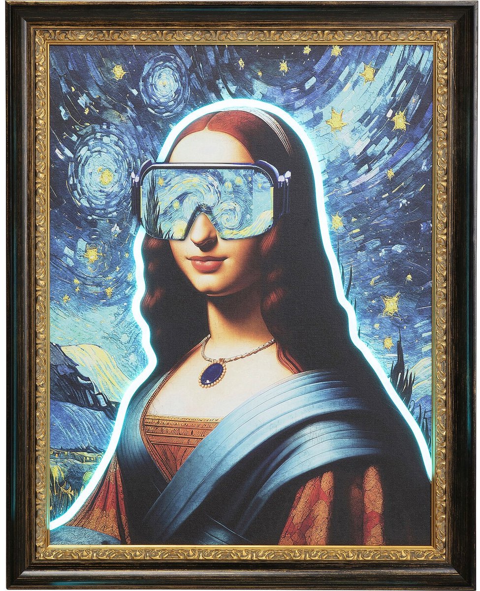 Schilderij LED Lisa 80x100cm Kare Design