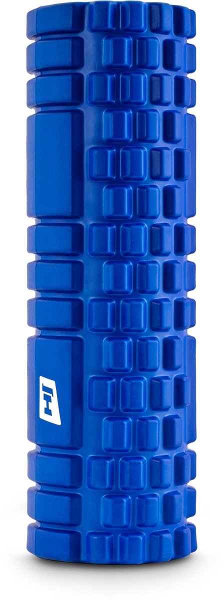 Hop-Sport Fasciarol HS-A045YG – Massage Foam Roller met Golfstructuur, 45x14 cm, Medium Hardheid voor Spierherstel (Blauw) thumbnail 4