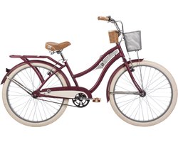 Huffy Deluxe 26 inch Cruiser fiets - Donkerrood