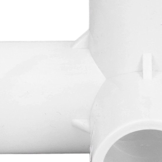 PVC-buisconnector, 3-weg PVC-buisfittingen, Ellebooggewricht Kunststof Haakse T-hoekconnector 20 Mm Binnendiameter 10 STKS voor Zwaar Bouwen, Fittingen(Wit PVC-buisconnector, 3-weg PVC-buisfittingen, Ellebooggewricht Kunststof Haakse T-hoekconnector 20 Mm Binnendiameter 10 STKS voor Zwaar Bouwen, Fittingen(Wit