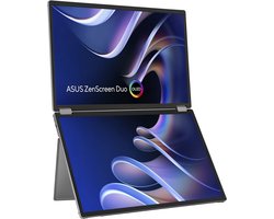 ASUS ZenScreen Duo OLED MQ149CD - Duo USB-C Monitors - 14 Inch - Zilver