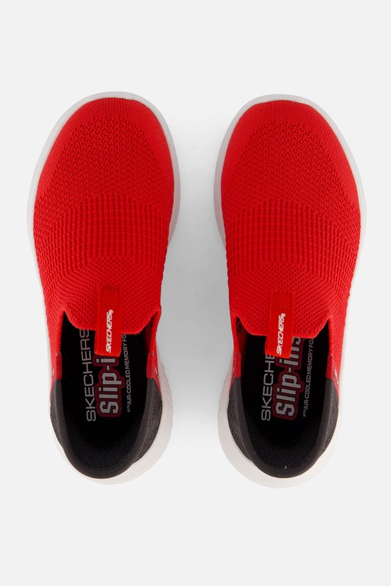 Skechers Ultra Flex 3.0 - Chaussures à enfiler Smooth Step Garçons - Rouge/ Zwart - Taille 33